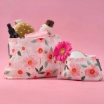 Cosmetic Bag | Meadow Blush | Linen | Small Cosmetic Bag | Meadow Blush | Linen | Small